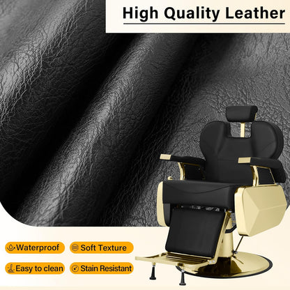 Sillón Barbero Edición Dorada Premium