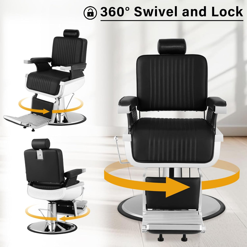 Sillón de Barbero Modelo Europeo Premium
