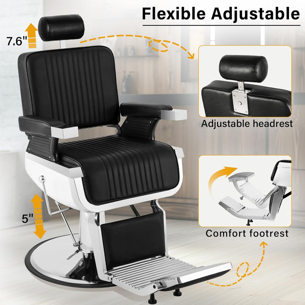 Sillón de Barbero Modelo Europeo Premium