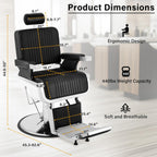 Sillón de Barbero Modelo Europeo Premium