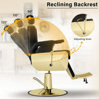 Sillón Barbero Harly Gold Premium