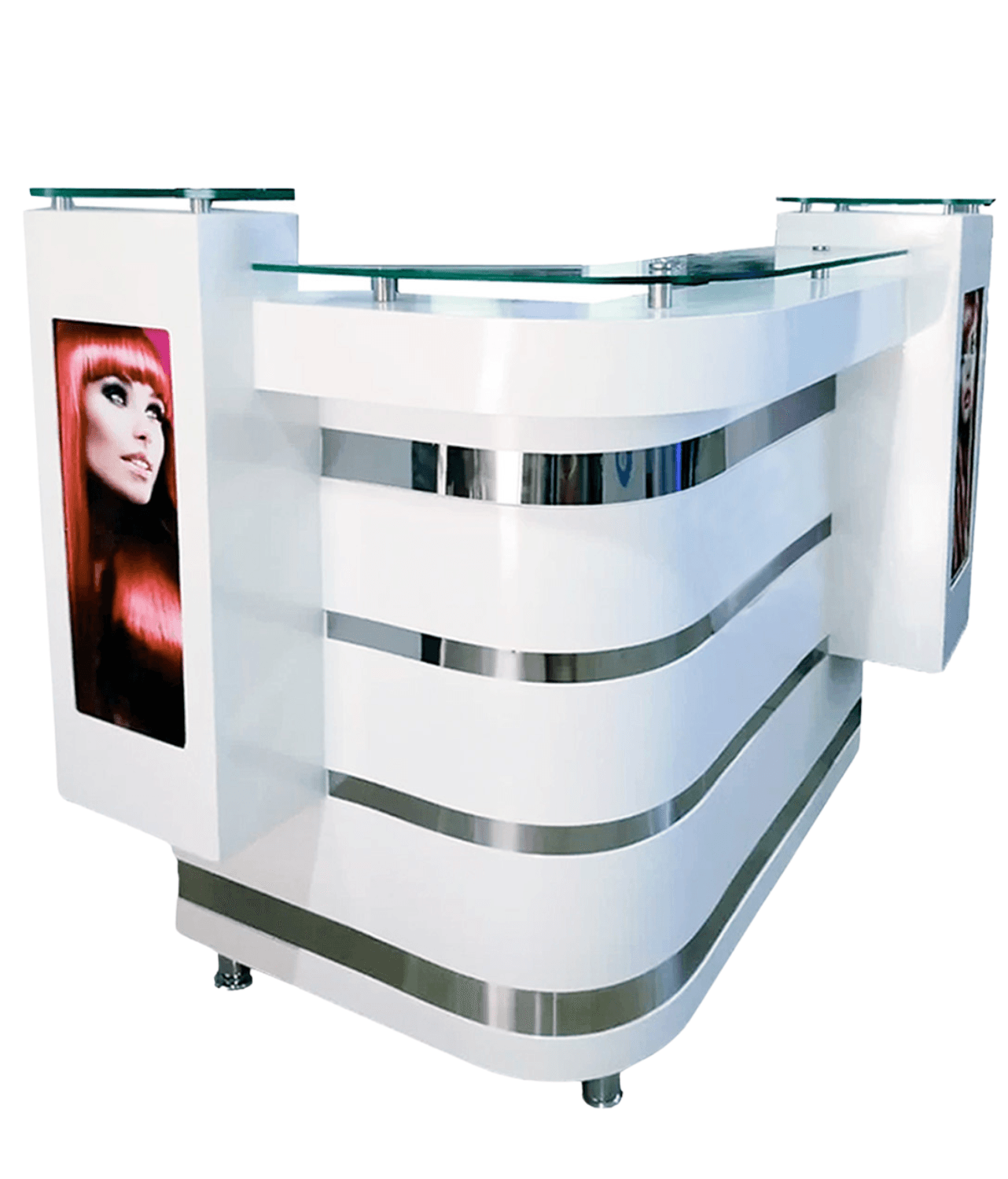 Mostrador de Recepción para Barbería y Salón de Belleza - vivox&space