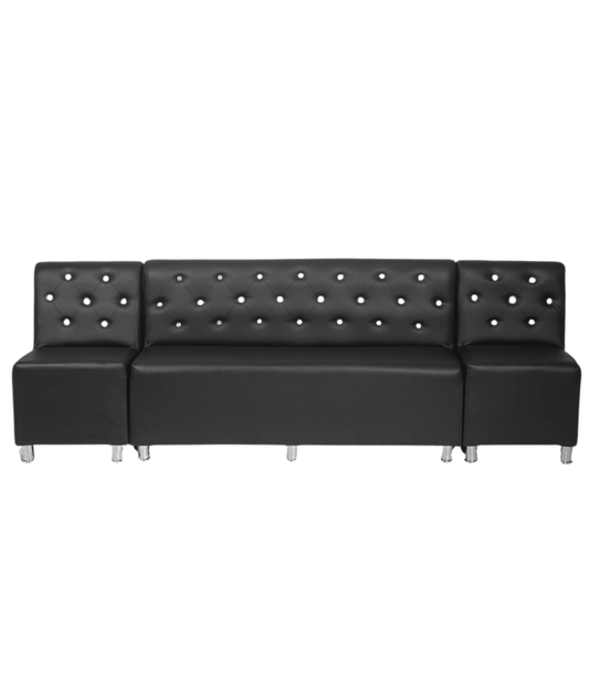 Juego de sillón de espera premium para barberia y salón de belleza - vivox&space