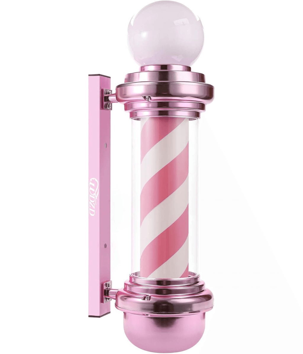 Pole & poste de peluquería o salón Rosada de 27 '' - vivox&space