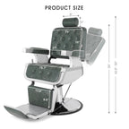 Sillón de barbería Modelo Nano-067 disponible en color negro - vivox&space