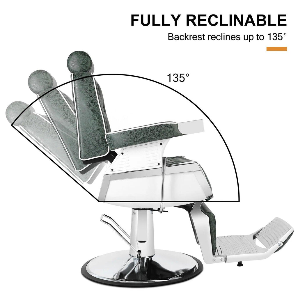 Sillón de barbería Modelo Nano-067 disponible en color negro - vivox&space
