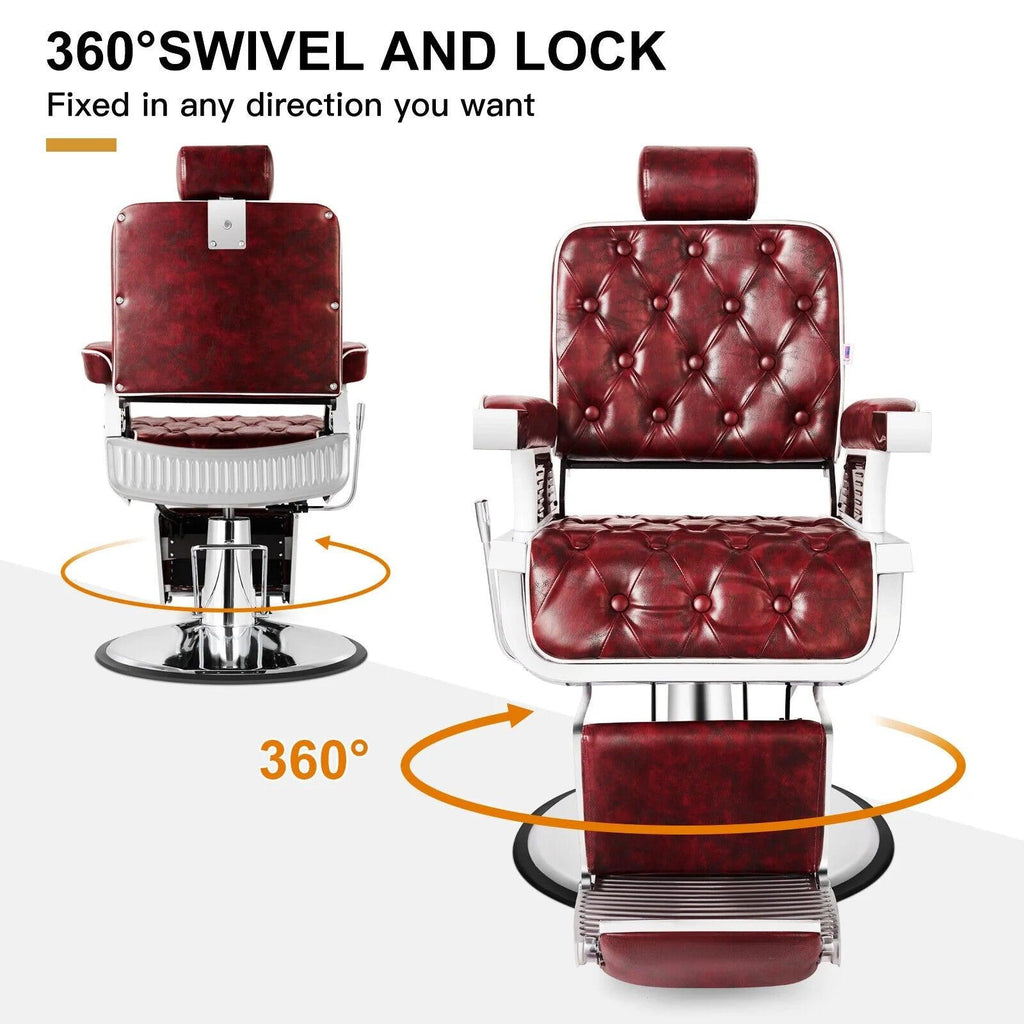 Sillón de barbería Modelo Nano-067 disponible en color negro - vivox&space