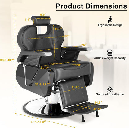 Sillón Barbero Harly Premium - vivox&space