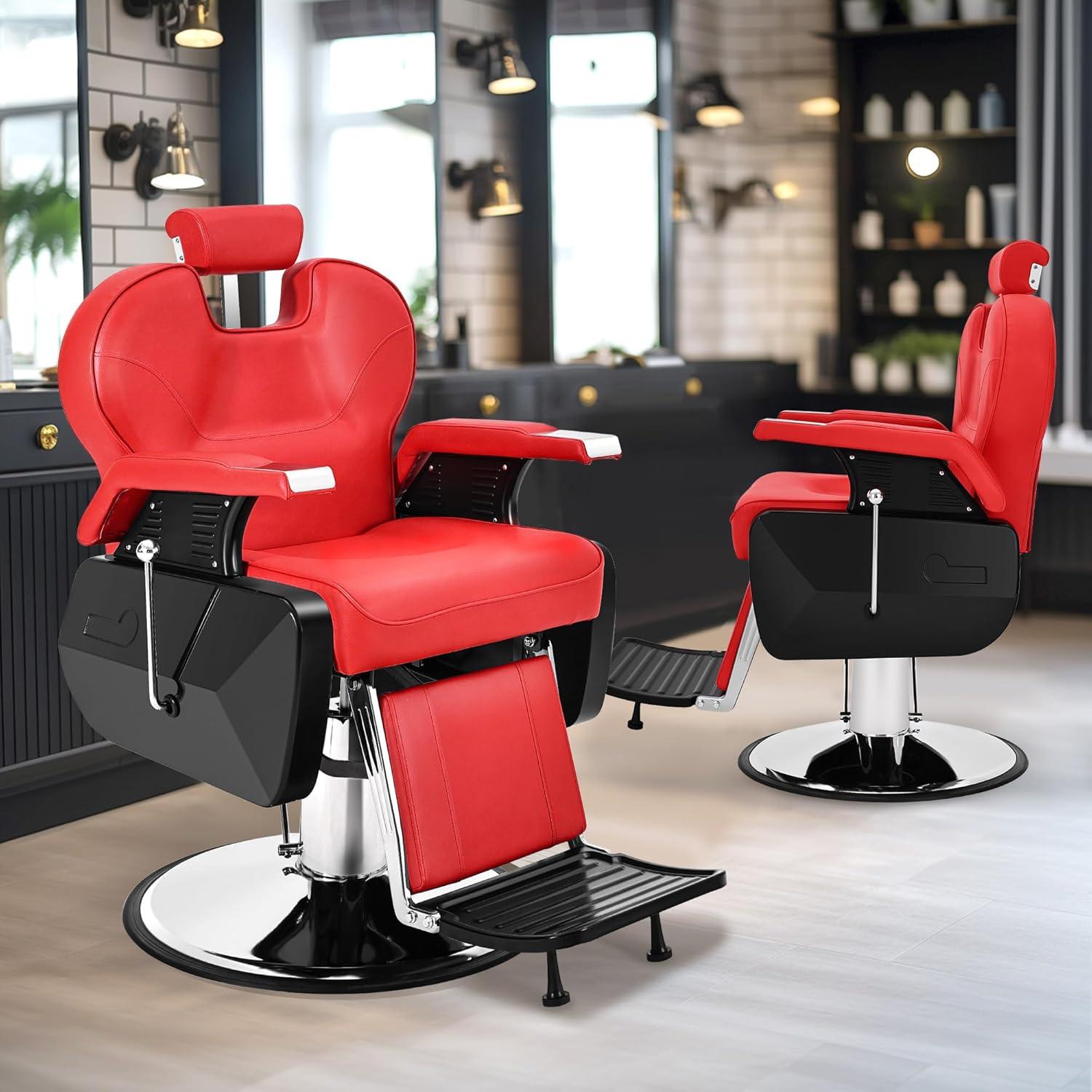 Silla de peluquería Harly reclinable para estilista, cómoda silla multiusos para peluquería - vivox&space
